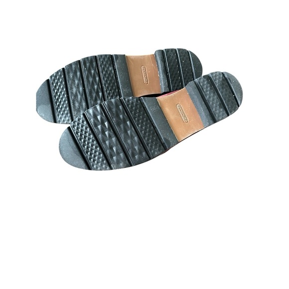 Aerosols women's burgundy nubuck leather loafers w/tassel 8 1/2 - Picture 5 of 5